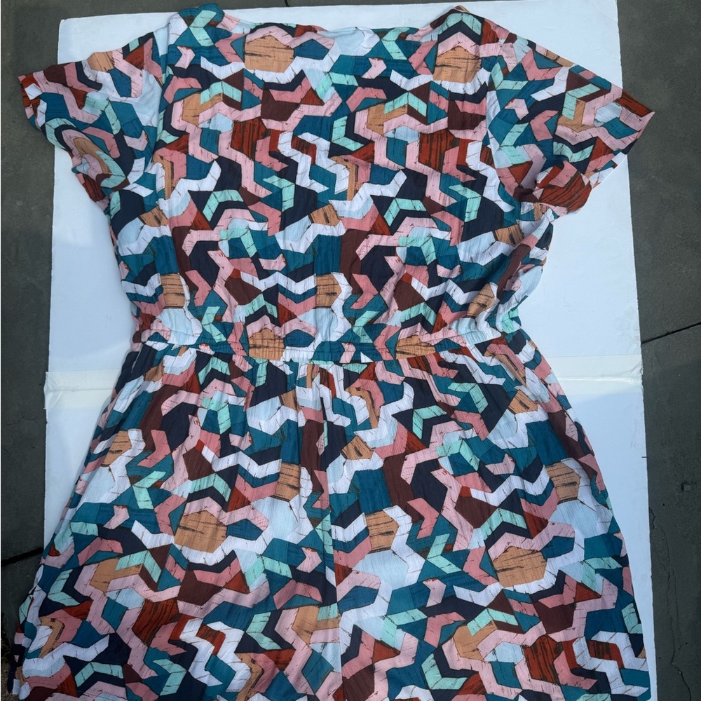 Multicolor romper plus size - Picture 3 of 9